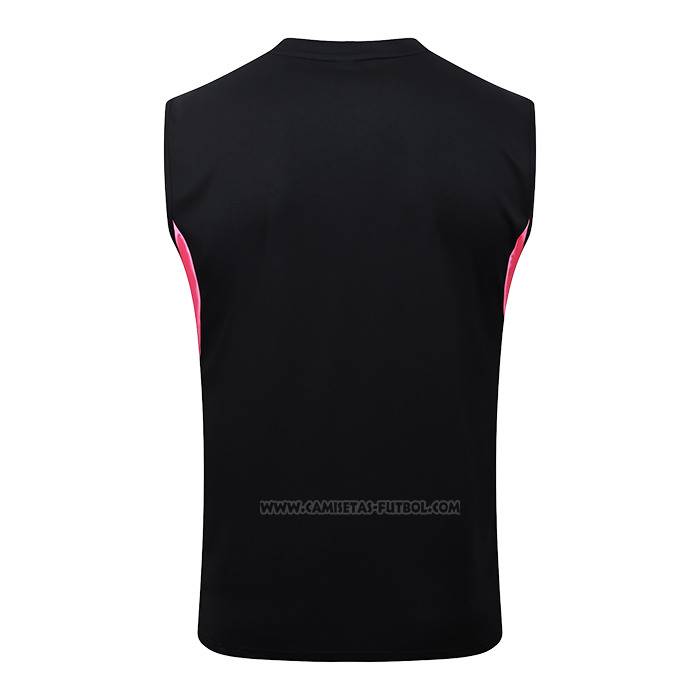Camiseta de Entrenamiento Inter Miami Sin Mangas 2025-2026 Negro Rosa